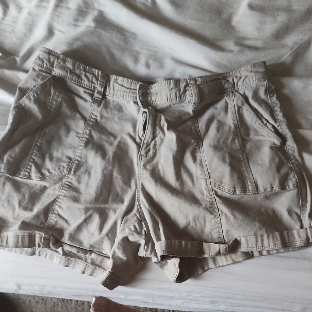 Women's Tan Casual Shorts